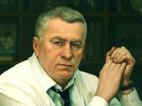 Портрет Жириновского работы И.В. Белковского (фрагмент)